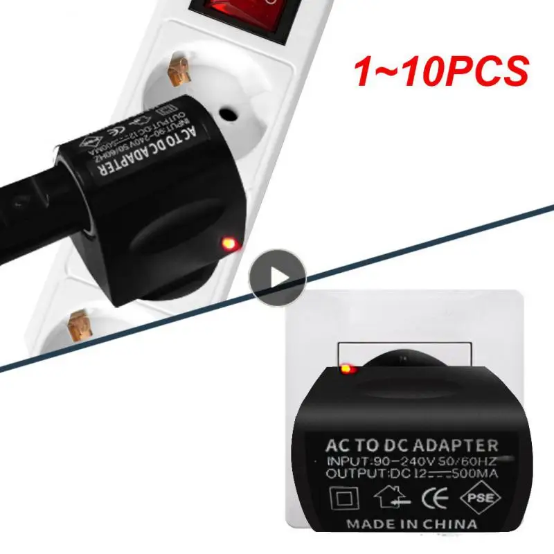 

1~10PCS EU 220V To 12V DC Car Power Adapter Socket Converter Car Cigarette Lighter For Automobile Wall Socket Splitter