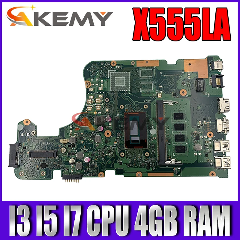 X555la I3 I5 I7 Cpu 4gb Ram Motherboard For Asus W519l K555l A555l