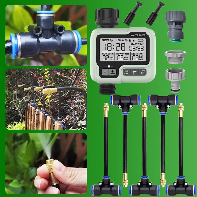 Automatic Water Timer Garden Digital Irrigation Controller System Intelligent Sprinkler Used Outdoor to Save Water & Time 3