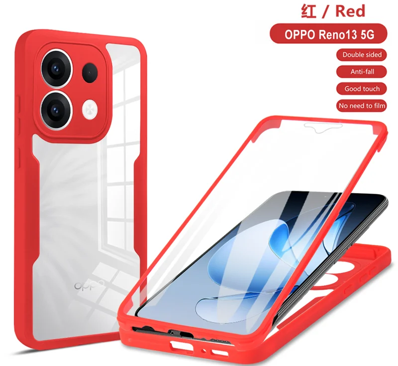 Crystal Clear 360° Full Body Screen Protector & Shockproof Phone Case