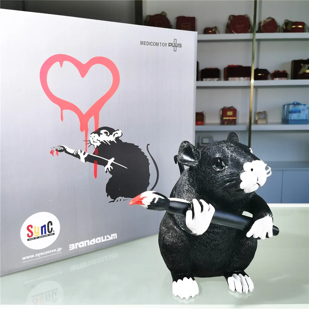 バンクシー　ラグマット　メディコムトイ　love RAT LOVE RAT(RED Ver.) / SUICIDE MAN (RED Ver.)｜MEDICOM TOY