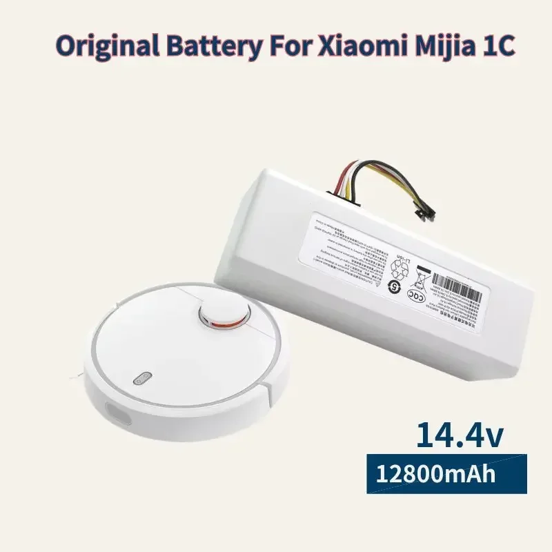 

P1904-4S1P-MM Battery 14.4v 12800mAh For Xiaomi Mijia 1C STYTJ01ZHM Robot Vacuum Mop Cleaner Accessories Parts origina