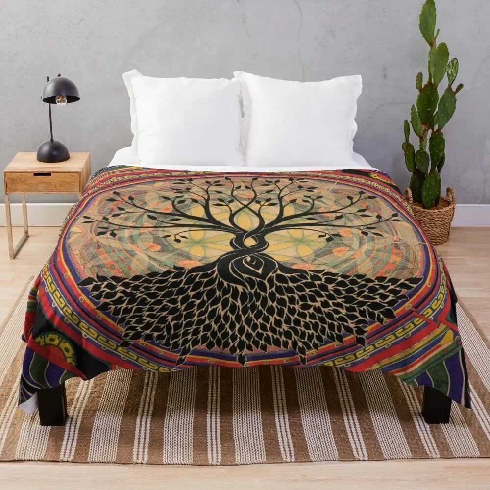 

Life:Tree Throw Blanket Luxury Designer Heavy Stuffeds for winter Blankets