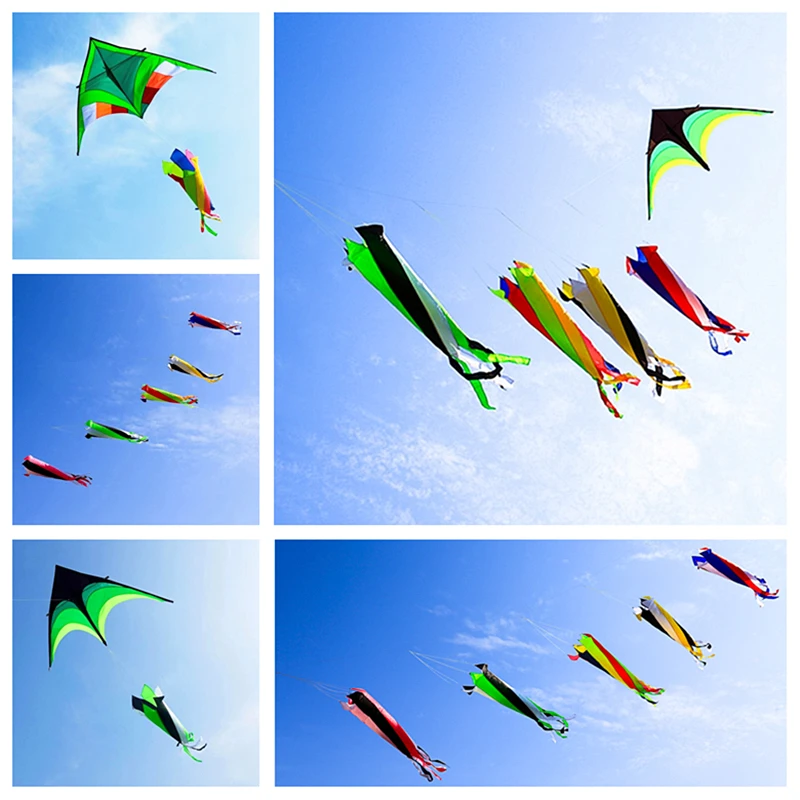 

free shipping large kite windsocks kites flying ripstop nylon fabric eagle kite flying toys octopus kite board albatross factory