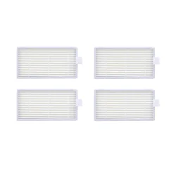 High-Performance Replacement HEPA Filter & Side Brush Set for Robotic Vacuum Cleaners (4pcs)