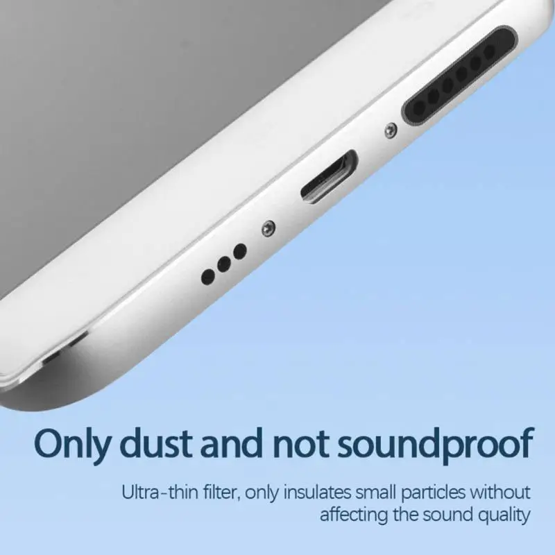 10/14/24Pcs for Phone Speakers Mesh Anti Dust NetSpeaker Dustproof Sticker Protective Film Cap Cover for IPhone 12 11 13 Pro Max