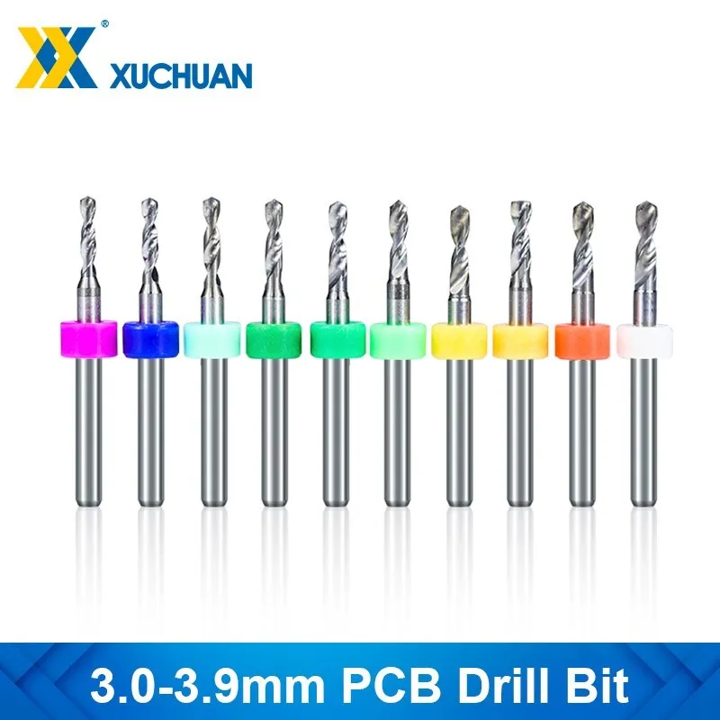 3.0-3.9mm PCB Circuit Board Drill Bit Set Carbide Micro Drill Bit For PCB Printed Circuit Board 1PC Drilling Tool Mini Drill  10pcs pcb print circuit board carbide micro drill bits tool for smt cnc 0 3mm to 1 2mm micro tips drill bits