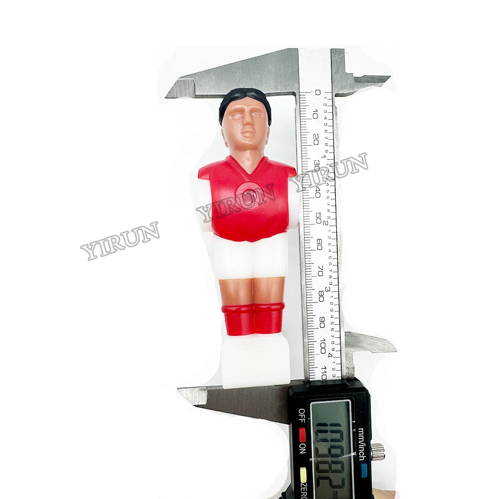 11 PCS Football Player Table Soccer Mini Men Replacements Plastic Doll Tabletop Puppet Figures Kids Game