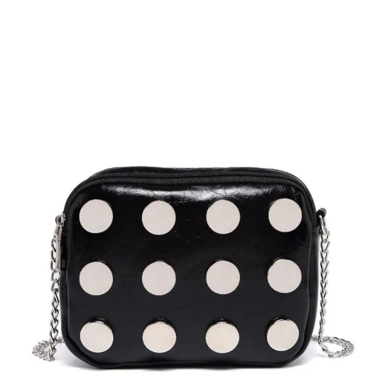 2025 New Shoulder Messenger Bag Casual Travel Ladies Handbag Women's Polka Dot Print pu leather Tote Bag for Youth