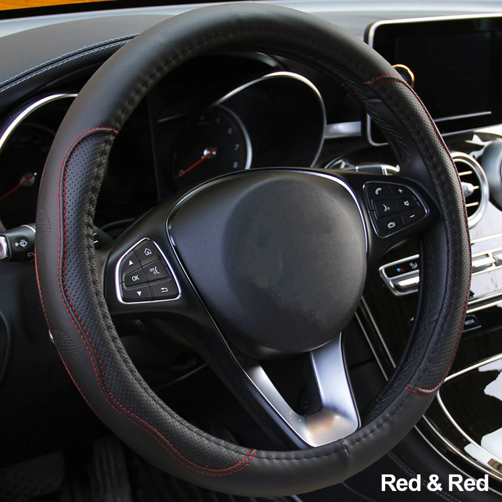 Colorful Non-Slip Car Steering Wheel Cover for Fashionable Auto Styling