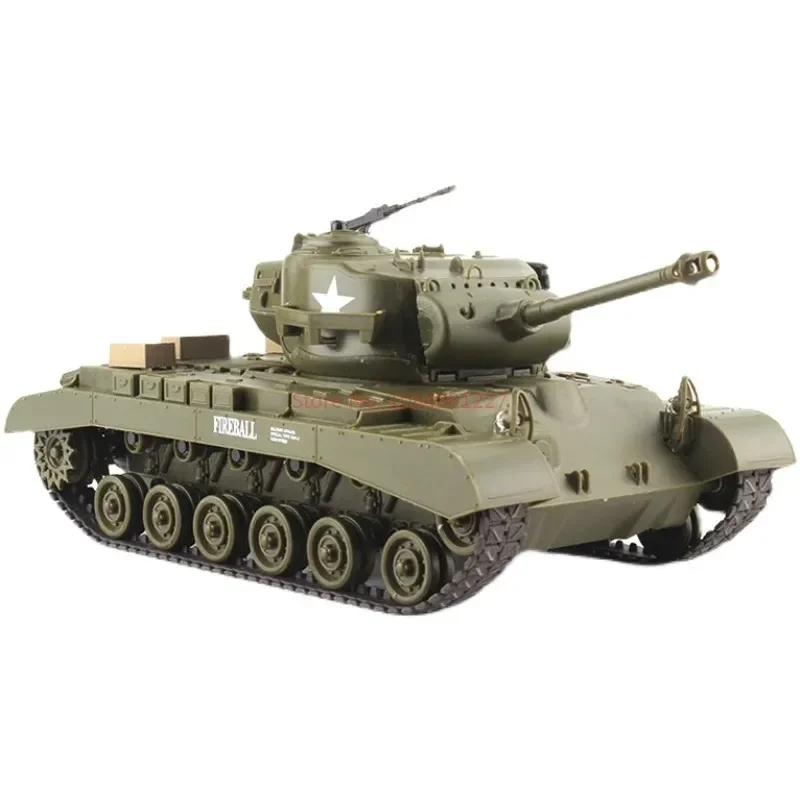 Henglong 1/30 셔먼 Rc 대 퍼싱 적외선 배틀 탱크, 2.4ghz Rc 배틀 팬저 리모컨 서프라이즈 모델 탱크