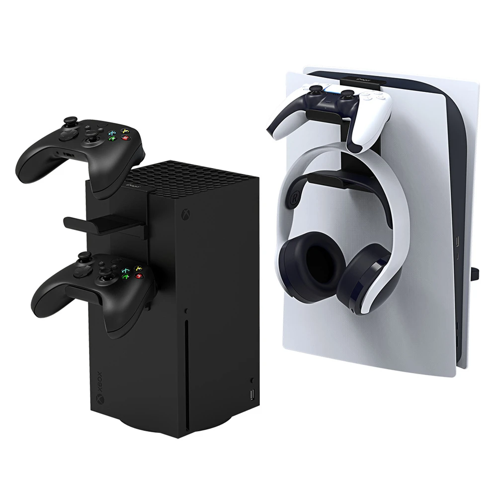 

Headset Holder Headphone Stand Gamepad/Earphone Hanger Bracket Mount For PS5 For Xbox Series X Host Controller Accessories