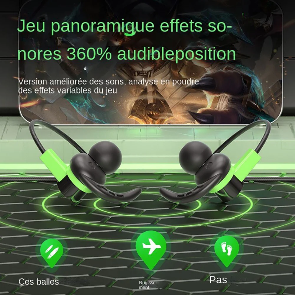 3.5mm Wired Headphones In-Ear Headset Microphone Bass HiFi Stereo Earbuds Sports In-line Control For iPhone Samsung Xiaomi