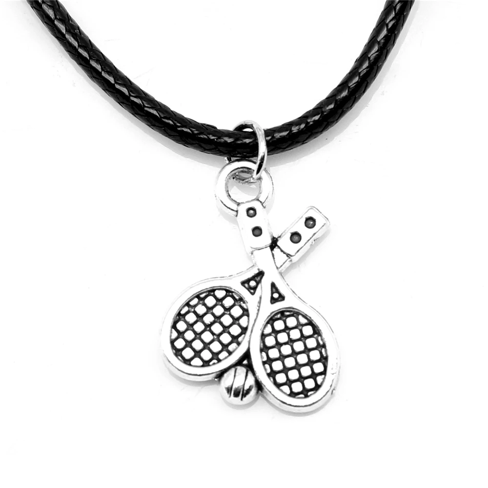 

1 Piece Tennis Racket Necklace Jewelry Fashion Jewellery 14x19mm