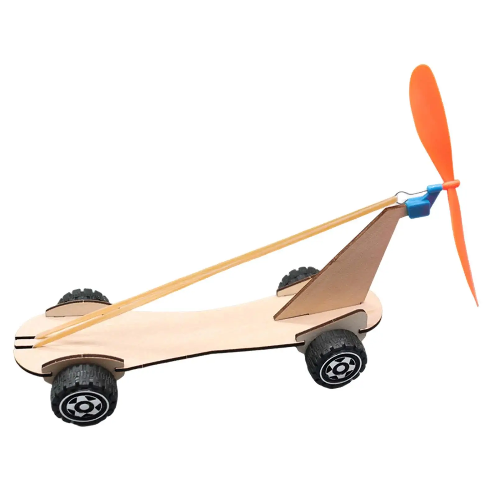 

Science Experiment Set Assemble Set Fun Rubber Band Power Car Physical