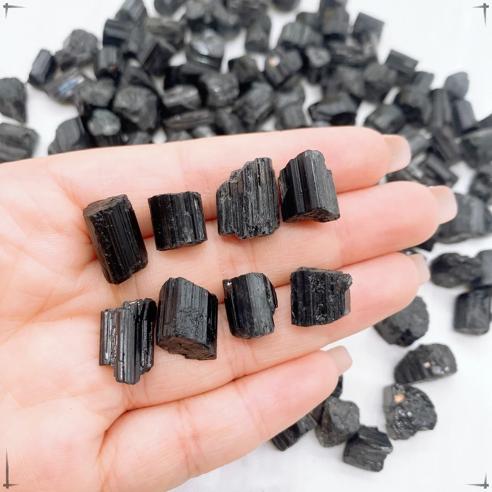 Tourmaline Noire Naturelle Brute En Pendentif Protection Et Antistress