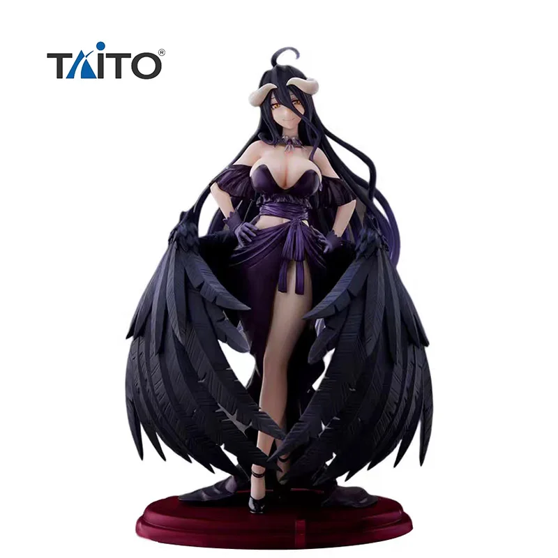 

Original Taito Anime Overlord Beauty Model Black Dress Series Albedo 20Cm PVC Action Figurine Hobbies Collection Gift Toys