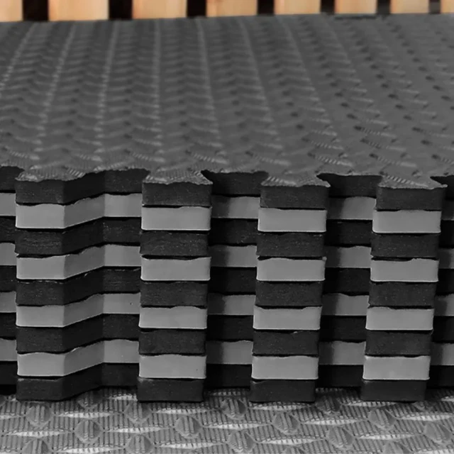 6/12 Piece Fitness Foam Mat Gym Floor Protection Interlocking Anti Skid Mats for Home Fitness Equipment Waterproof Fitness Mat 4