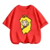 Kids Clothes Cartoon Tops Marios-bros Princess Peach T Shirts For Girls T Shirt Children's Short Sleeve T-shirt Baby Casual Tees 6
