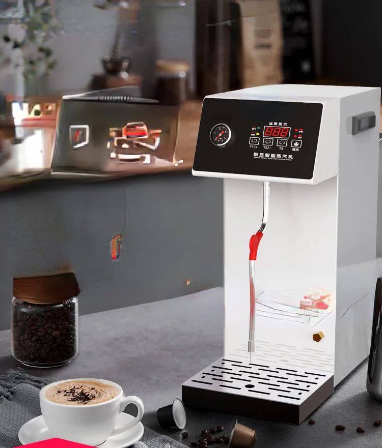 

Steam milk brewing machine, boiling water machine, commercial fully automatic milk tea shop milk cover machine