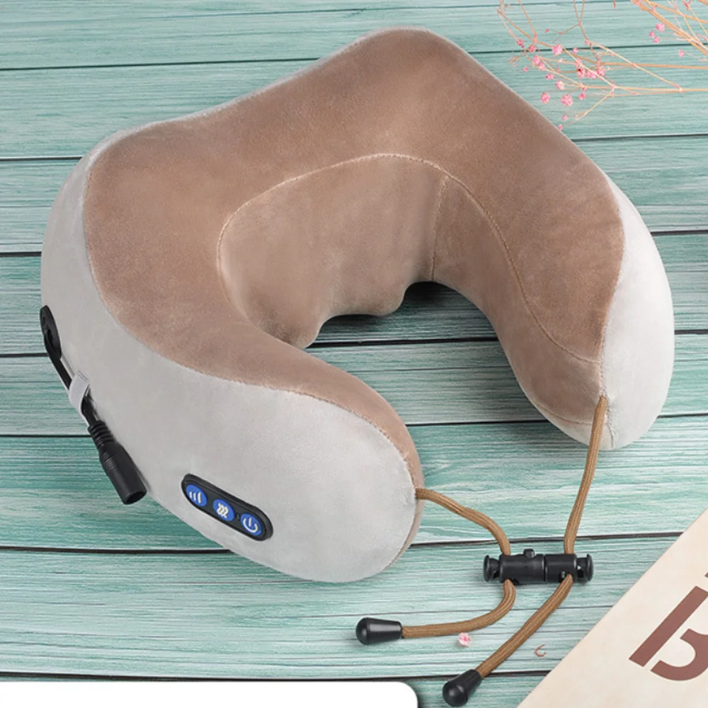 Rechargeable Neck Massager U Shaped Pillow Multifunctional Portable Shoulder Cervical Massager Outdoor Home Car Relaxing Massage