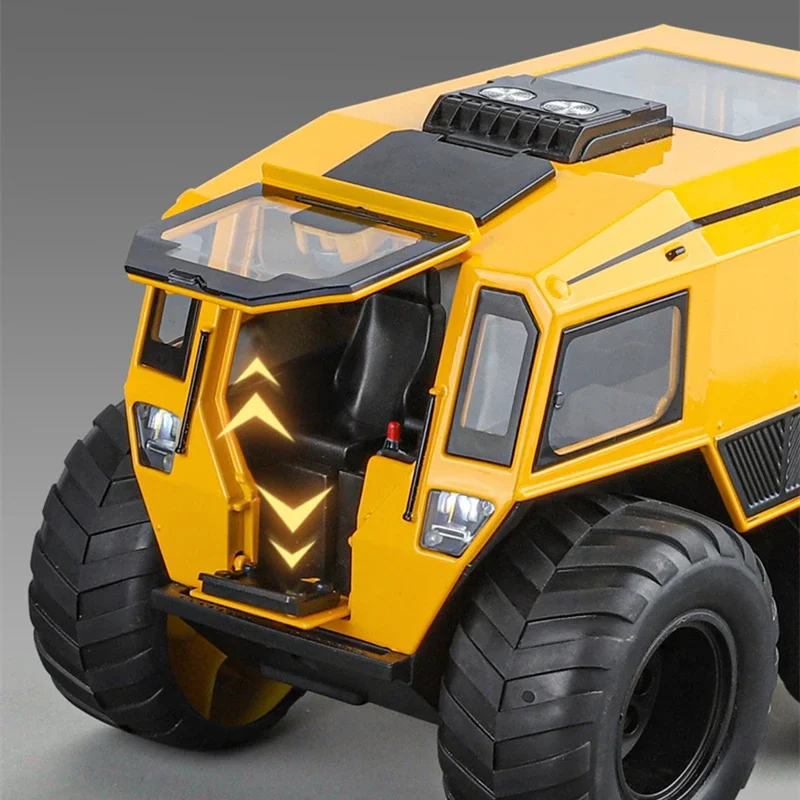 1:24 Sherp All-Terrain Alloy Truck Car Model Diecasts Metal ATV Off-Road Vehicles Model Simulation Sound and Light Kids Toy Gift 4