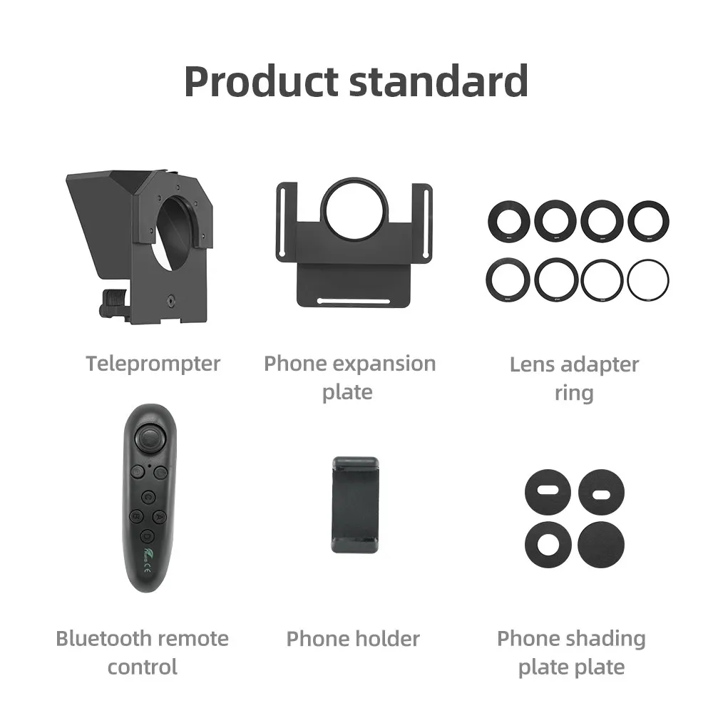 AMBITFUL Phone and DSLR Recording T1 Mini Teleprompter Portable Inscriber Mobile Teleprompter Artifact Video With Remote Control
