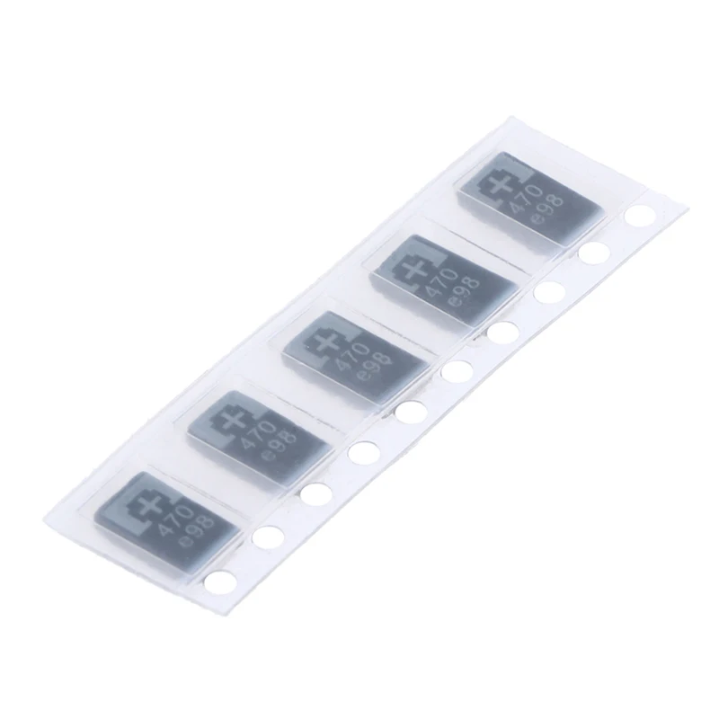 

Original 5pcs/ 6.3V470UF 477 470UF 6V D7343 PS3 D Tantalum Capacitor