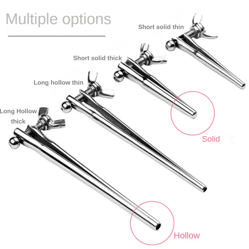 Urethral Dilator Penis Plug Insert Sounding Rods Adjustable Size Urethra Plug Sex Toys For Men Masturbators Horse eye stick BDSM urethral dilator silicone urethral dilator