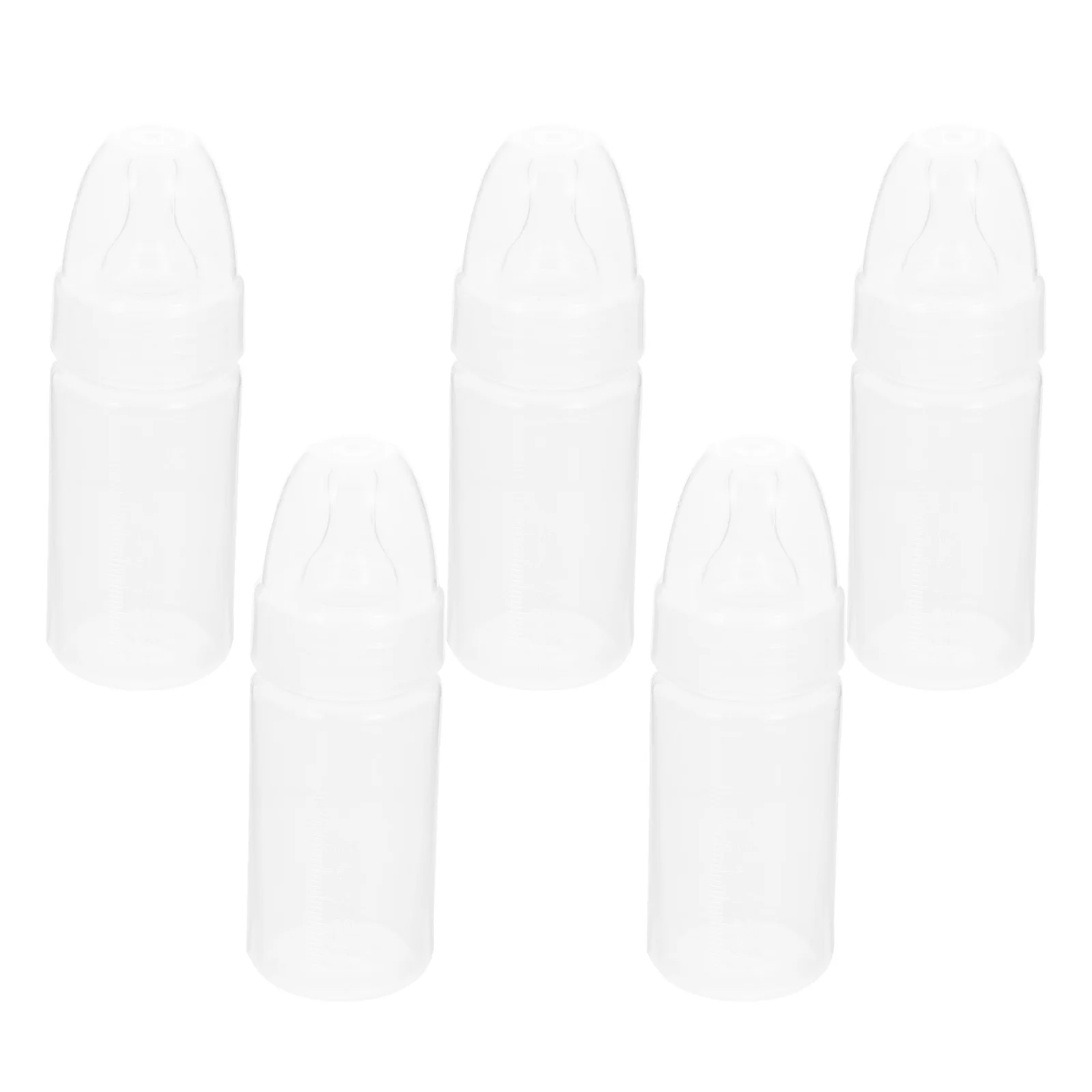 5 Pcs Disposable Baby Bottles Once Off Newborn Milk Feeding Helpers Powder Bottles Mother Kids Bottle Feeding Supplies Clear