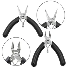 

3.5 Inch Mini Wire Cutter Diagonal Pliers Small Soft Cutting Electronic Pliers Wires Insulating Rubber Handle Model Pliers