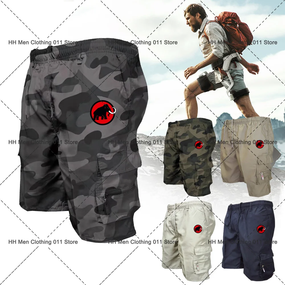 Summer Mens Cargo Shorts Brand Print High Quality Army Military Training Multi pocket Casual Male s