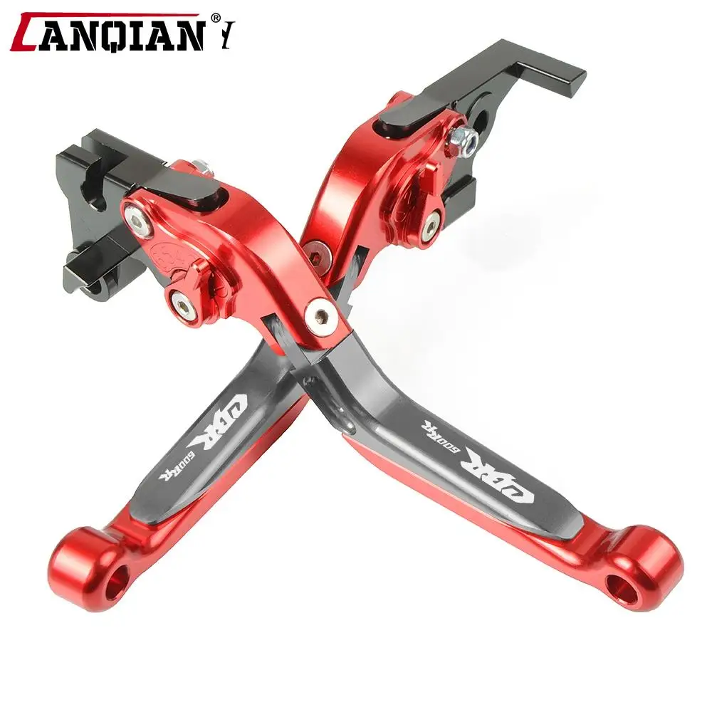 

Motorcycle Accessories CNC Adjustable Brake Clutch Levers With LOGO For HONDA CBR600RR CBR 600RR 2003 2004 2005 2006