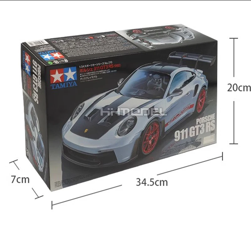 1/24 TAMIYA Assemble Car Model Porsche 911 GT3 RS (992) 24370 Assemble Figure Collectible Ornament Children Birthday Gift 6