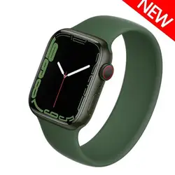 Premium Silicone Solo Loop Band for Smart Watches - Stylish and Comfortable Watch Strap Collection (Clover 22)