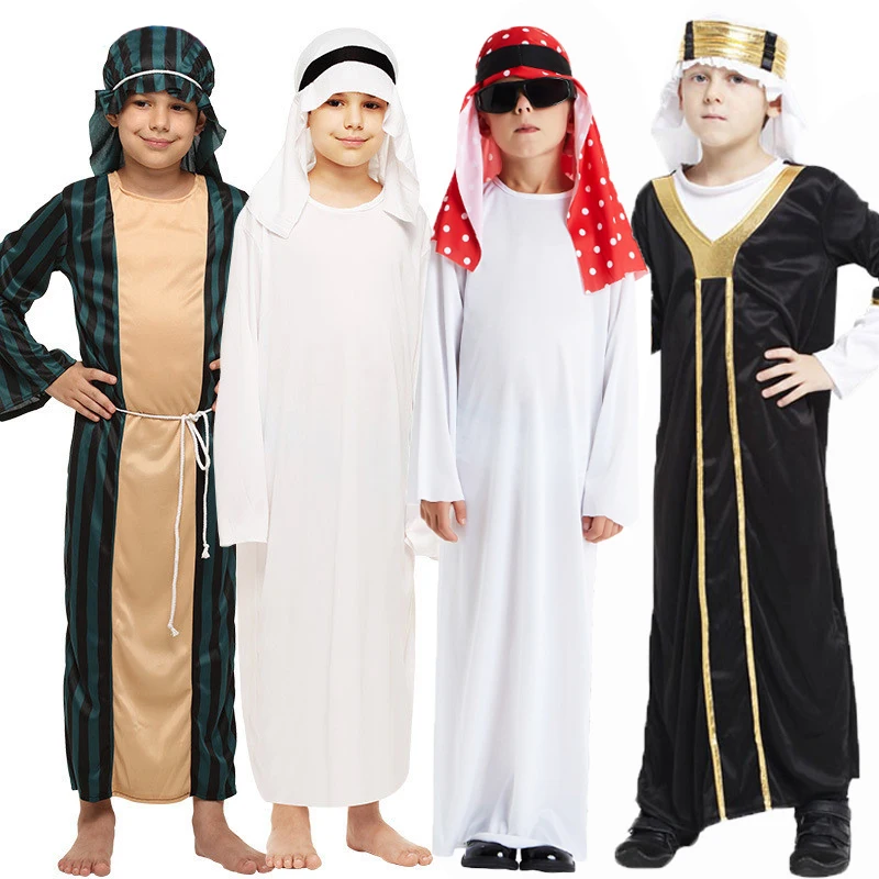 Umorden Men Arabia Arab Sheikh Disfraz Pastor Príncipe Árabe Cosplay Para  Adulto Fantasia Purim Disfraces de Halloween