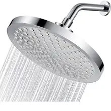 

6 Inch High Pressure Rain Shower Head Chrome Easy To Install And Clean High-Pressure Rainfall Shower Heads