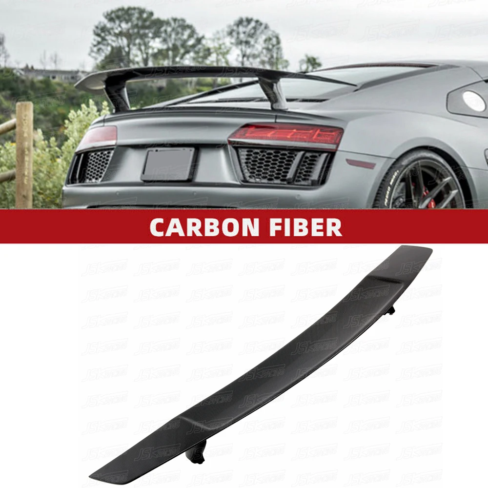 

V Style Carbon Fiber Rear Spoiler For Audi R8 2016-2018（JSKADR816007）