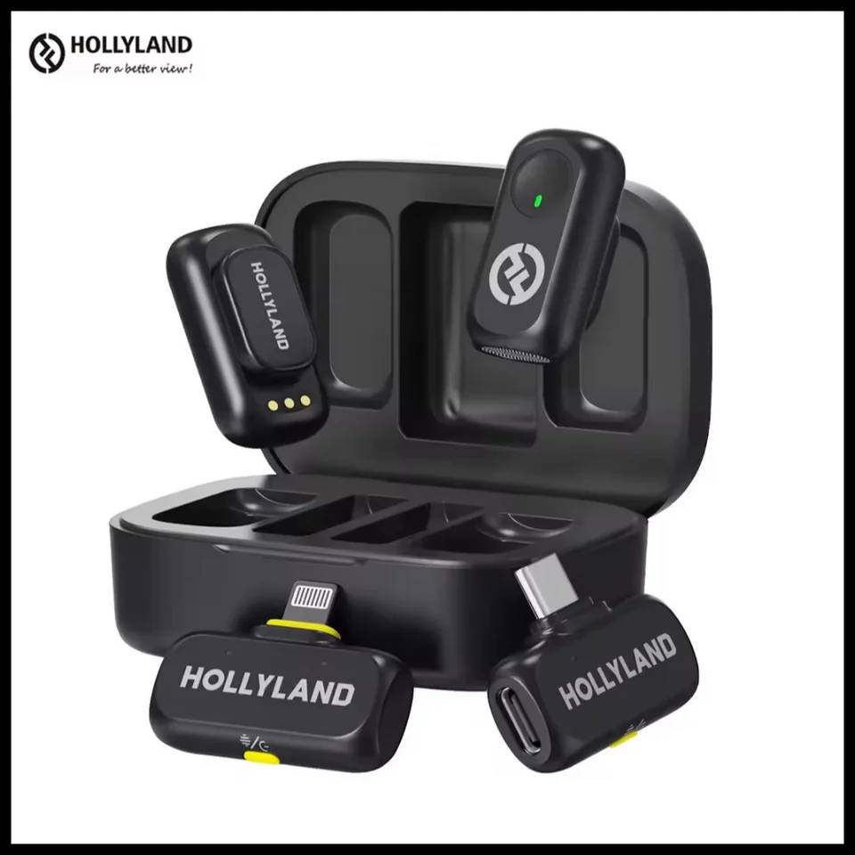 HOLLYLAND LARK A1 ワイヤレスマイク Hollyland ワイヤレスマイク LARK A1 デュオ(スペースグレー/送信機 x2