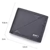 Short Men Wallets Clutch Slim Card Holder Zipper Coin Pocket Mens Print Wallet New Fashion Brand Photo Holder Small Male Purses 4