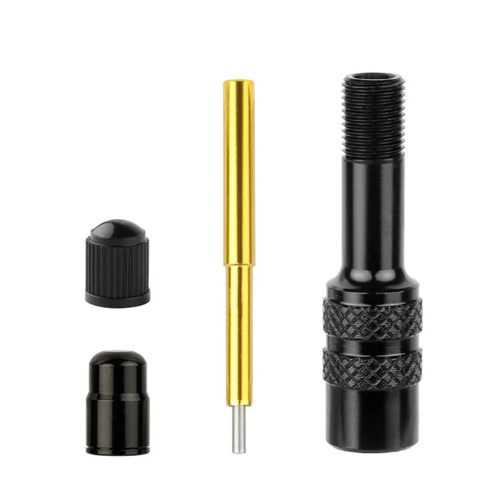 

Durable Inflatable Extension Bicycle Components & Parts AV Extension Conversion Nozzle Aluminum Alloy Inflatable Valve Adapter