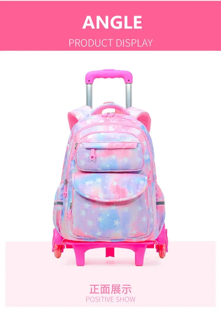 Kindergarten doll backpack rolling luggage bags double use 1-6 years old  kids trolley suitcase Detachable trolley school bag - AliExpress