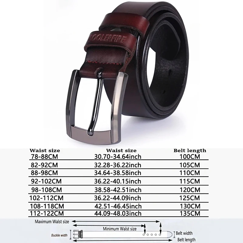 men high quality genuine leather belt luxury designer belts