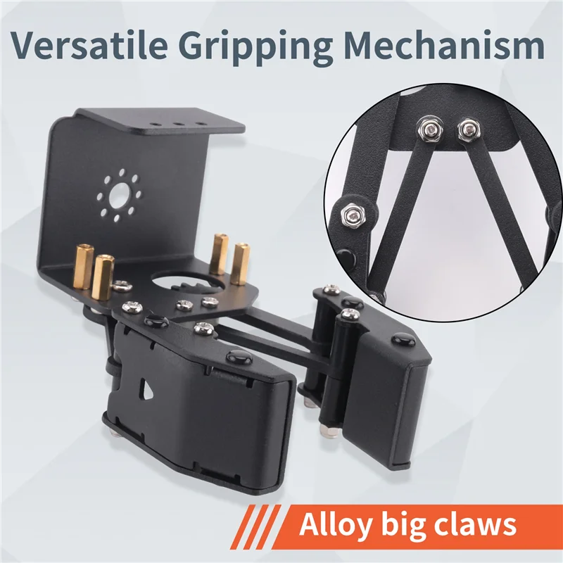 ABBK-Open Robot Large Claw Gripper Robot Manipulator For Robot Arm DIY Kit Programmable Robot Claw