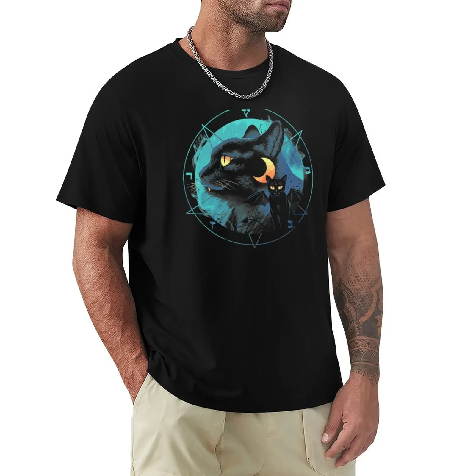 

Puss the Evil Cat T-Shirt new edition graphics t shirt for men