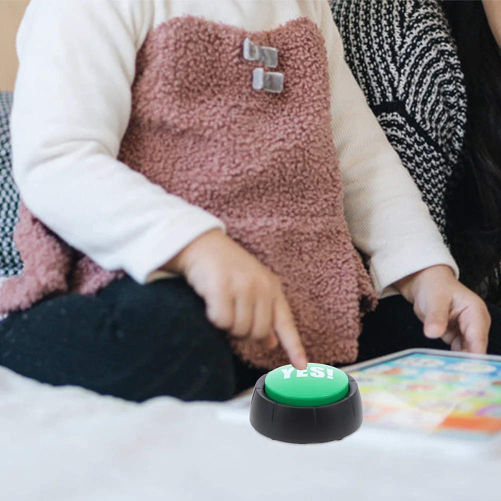 Sound Buttons Party Prank Sound Button Electronic Trick Button Toys Sound Button YES/NO Trick Decompression Funny Game Toy