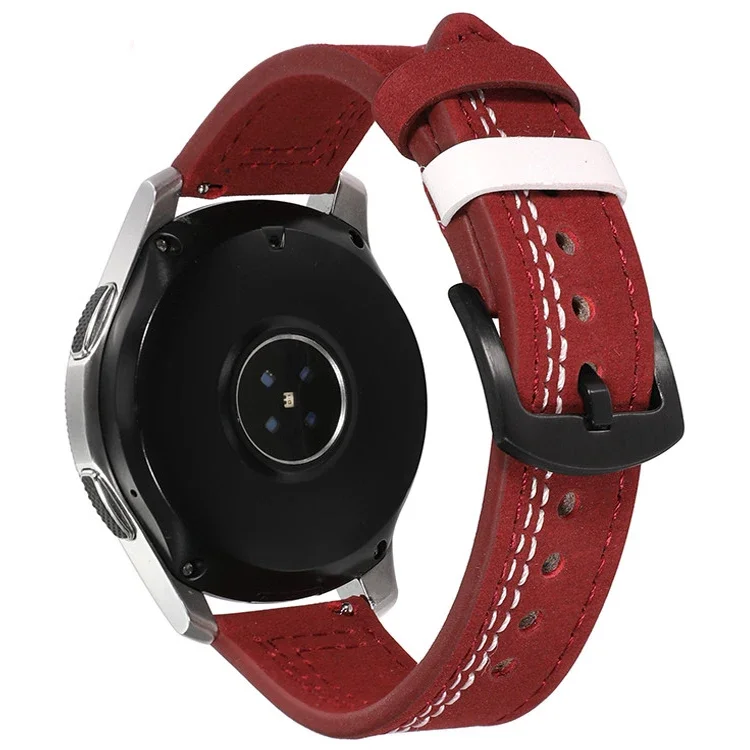Premium Leather Watch Band: Elegant Strap for Smartwatches, 20mm/22mm Sizes