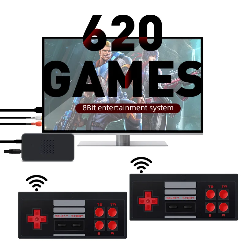 

DATA FROG 8BIT MINI Game Console 620 Games HDMI-compatible TV Game Console Y2 PRO Game Console Wireless Doubles Game Console