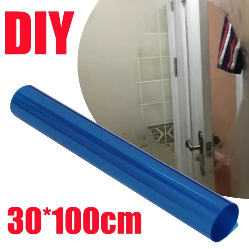 

30x100cm Car Mirror Protective Film Anti Fog Film Anti Water Waterproof Film Clear Vision for Bathroom Mirror Universal DIY Size