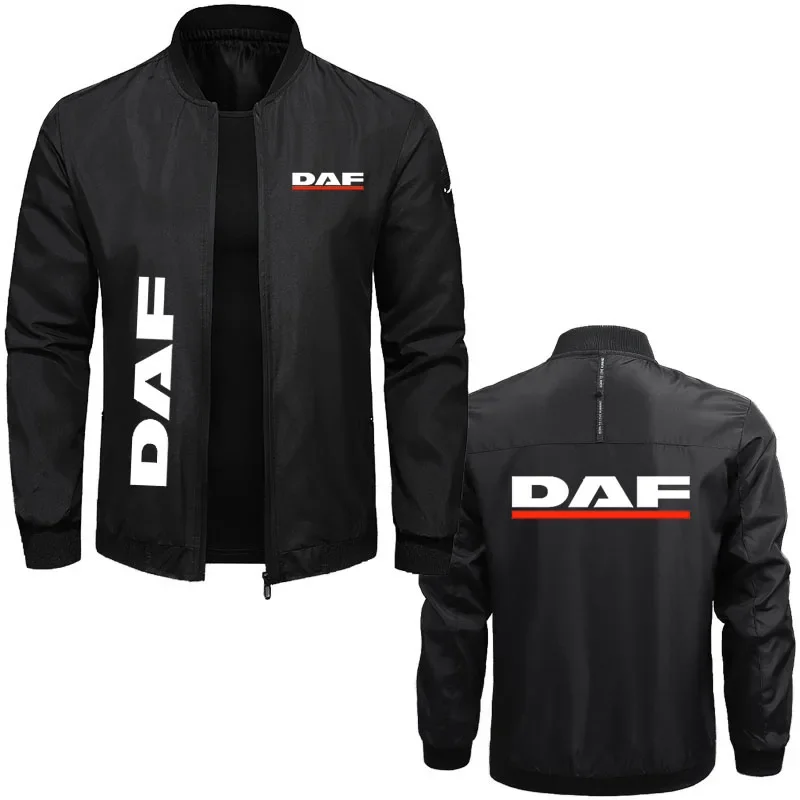 

Truck DAF Men's jacket 2024 Autumn Comfortable high-end men's coat brand luxury bomber jacket Baseball jacket top